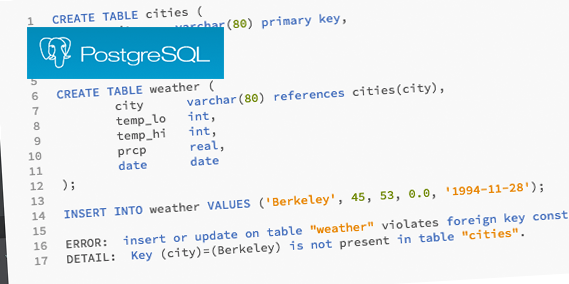 Fertigstellung von PostgreSQL 10